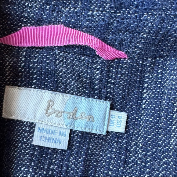 Beautiful Boden chambray jacket size 4 - Picture 2 of 3